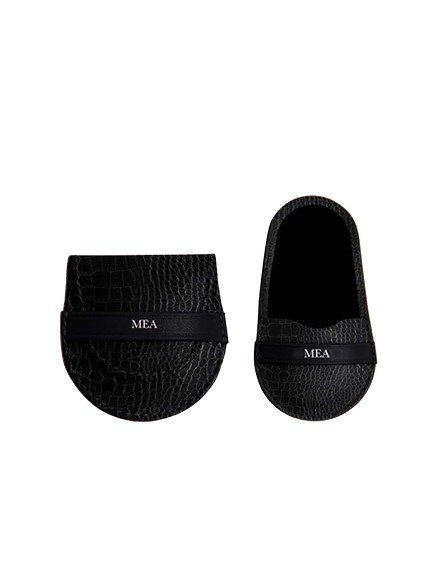 Etui accroche-sac | Cuir de veau façon crocodile